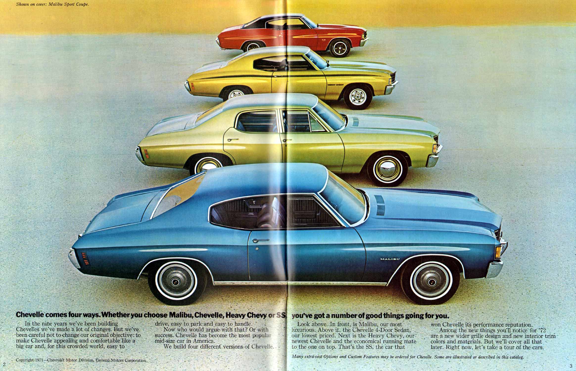1972 Chev Chevelle Brochure Page 9